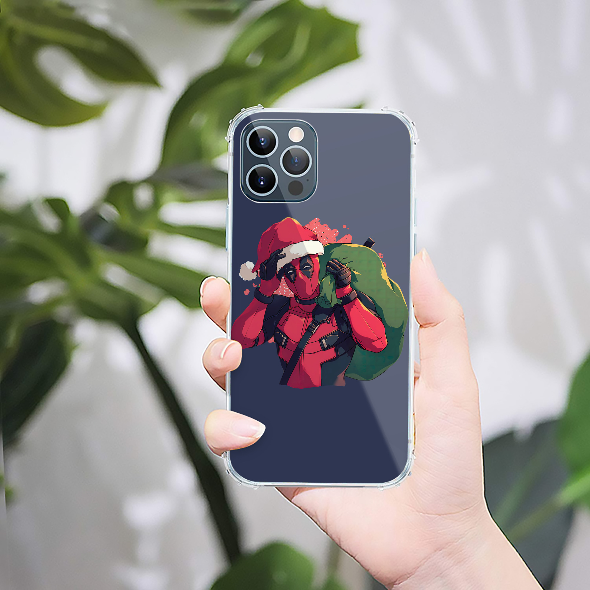 （画像用） Deadpool デッドプール 【iPhone 12シリーズ対応】透明スマホケース（クリアソフトケース）